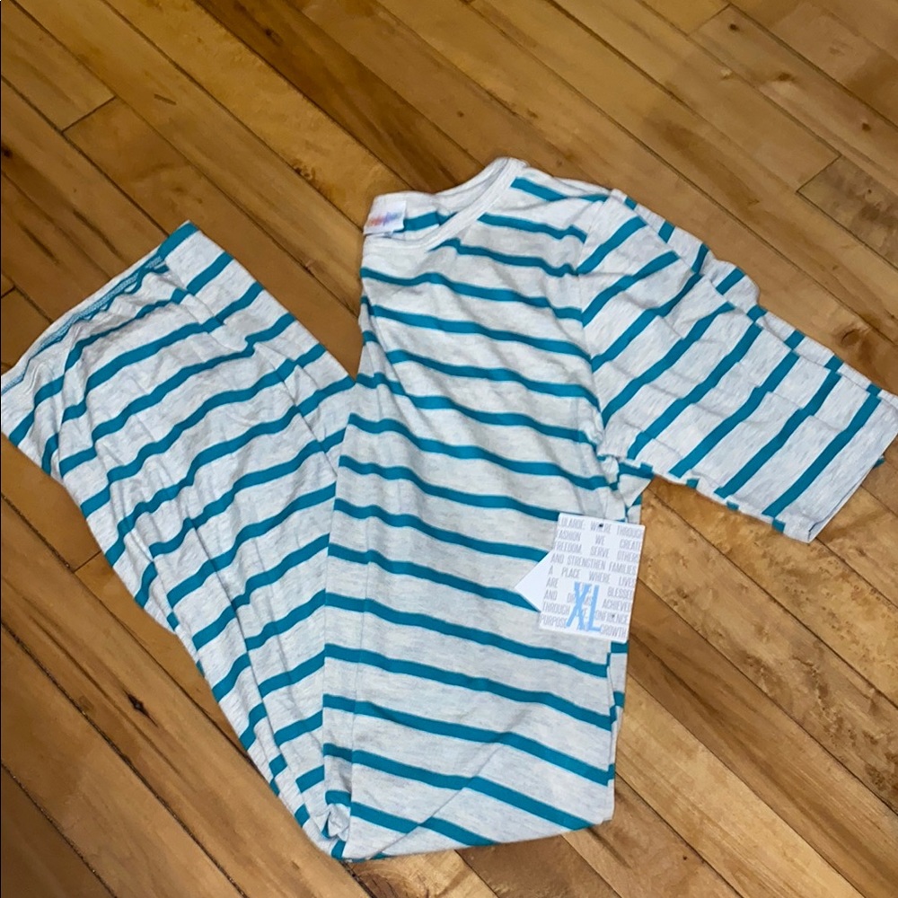 LuLaRoe Striped T-shirt Dress
